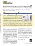 Cover page: Enumeration as a Tool for Structure Solution: A Materials Genomic Approach to Solving the Cation-Ordered Structure of Na3V2(PO4)2F3