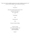 Cover page: Plant carnivory in the Caryophyllales: phylogenetic relationships, morphological adaptations, and molecular evolution of digestive enzymes among carnivorous genera