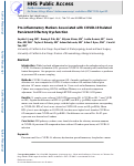 Cover page: Pro-inflammatory markers associated with COVID-19-related persistent olfactory dysfunction.