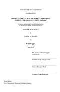 Cover page: Shoreline Change in Southern California during the 2009/2010 El Niño Modoki