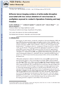 Cover page: Diffusion tensor imaging evidence of white matter disruption associated with loss versus alteration of consciousness in warfighters exposed to combat in Operations Enduring and Iraqi Freedom.