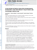 Cover page: Associations between cumulative neighborhood deprivation, long-term mobility trajectories, and gestational weight gain.