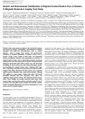 Cover page: Genetic and Environmental Contributions to Regional Cortical Surface Area in Humans: A Magnetic Resonance Imaging Twin Study
