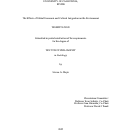 Cover page: The Effects of Global Economic and Cultural Integration on the Environment