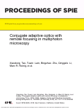 Cover page: Conjugate adaptive optics with remote focusing in multiphoton microscopy