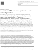 Cover page: A mutation in IFT43 causes non-syndromic recessive retinal degeneration