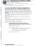 Cover page: Correction to: PACAP/PAC1 Regulation of Inflammation via Catecholaminergic Neurons in a Model of Multiple Sclerosis