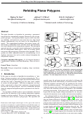 Cover page: Refolding planar polygons.