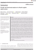 Cover page: Genetic and functional analysis of a Pacific hagfish opioid system