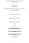 Cover page: Re-imagining the Security of the Hardware using Lookup Table based Obfuscation