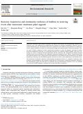 Cover page: Recovery trajectories and community resilience of biofilms in receiving rivers after wastewater treatment plant upgrade