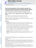 Cover page: Flavin monooxygenase 3, the host hepatic enzyme in the metaorganismal trimethylamine N-oxide-generating pathway, modulates platelet responsiveness and thrombosis risk.