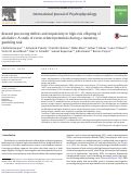 Cover page: Reward processing deficits and impulsivity in high-risk offspring of alcoholics: A study of event-related potentials during a monetary gambling task