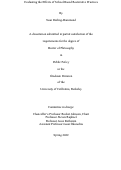 Cover page: Evaluating the Effects of School Based Restorative Practices