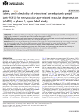 Cover page: Safety and tolerability of intravitreal umedaptanib pegol (anti-FGF2) for neovascular age-related macular degeneration (nAMD): a phase 1, open-label study.