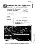 Cover page: MODELING AND OPTIMIZATION OF LI-ALLOY/METAL-SULFIDE MOLTEN SALT BATTERIES M.S.Thesis