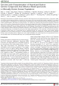 Cover page: Genome-wide Characterization of Shared and Distinct Genetic Components that Influence Blood Lipid Levels in Ethnically Diverse Human Populations