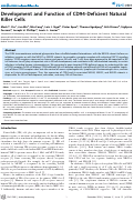 Cover page: Development and Function of CD94-Deficient Natural Killer Cells