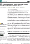 Cover page: Real-Time Sensing of Upper Extremity Movement Diversity Using Kurtosis Implemented on a Smartwatch.