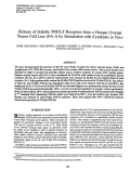 Cover page: Release of soluble TNF/LT receptors from a human ovarian tumor cell line (PA-1) by stimulation with cytokines in vitro.