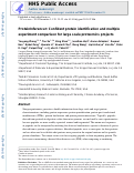 Cover page: ProteinInferencer: Confident protein identification and multiple experiment comparison for large scale proteomics projects