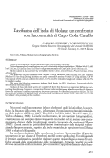 Cover page: L'avifauna dell'isola di Molara: un confronto con la comunità di Capo Coda Cavallo