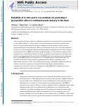 Cover page: Reliability of In Vitro and In Vivo Methods for Predicting the Effect of P-Glycoprotein on the Delivery of Antidepressants to the Brain