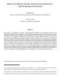 Cover page: DEREGULATION PROCESS, GOVERNANCE STRUCTURES AND EFFICIENCY: THE U.S. ELECTRIC UTILITY SECTOR