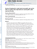 Cover page: Review of Treatment for Central Spinal Neuropathic Pain and Its Effect on Quality of Life: Implications for Neuromyelitis Optica Spectrum Disorder.