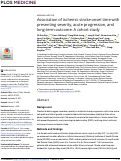 Cover page: Association of ischemic stroke onset time with presenting severity, acute progression, and long-term outcome: A cohort study