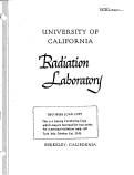 Cover page: DEGRADATIVE AND SYNTHETIC STUDIES ON COLCHICINE