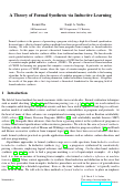 Cover page: A theory of formal synthesis via inductive learning.