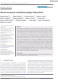 Cover page: Marine heatwaves redistribute pelagic fishing fleets