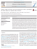 Cover page: Climate change and large-scale land acquisitions in Africa: Quantifying the future impact on acquired water resources