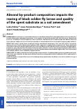 Cover page: Almond by‐product composition impacts the rearing of black soldier fly larvae and quality of the spent substrate as a soil amendment