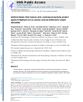 Cover page: Antimicrobials from human skin commensal bacteria protect against Staphylococcus aureus and are deficient in atopic dermatitis