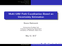 Cover page: Multi-UAV Path Coordination Based on Uncertainty Estimation