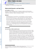 Cover page: Mitochondrial Dynamics and Heart Failure