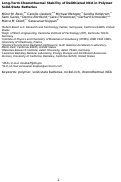 Cover page: Long-term chemothermal stability of delithiated NCA in polymer solid-state batteries