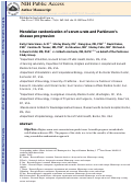 Cover page: Mendelian randomization of serum urate and parkinson disease progression