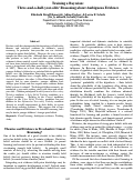 Cover page: Training a Bayesian: Three-and-a-half-year-olds' Reasoning about Ambiguous Evidence