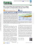 Cover page: Effect of Groundwater Age and Recharge Source on Nitrate Concentrations in Domestic Wells in the San Joaquin Valley