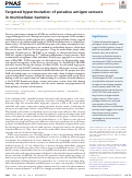 Cover page: Targeted hypermutation of putative antigen sensors in multicellular bacteria.