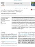 Cover page: Assessing population recovery inside British Columbia’s Rockfish Conservation Areas with a remotely operated vehicle