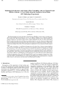 Cover page: Modeling Soil Moisture and Surface Flux Variability with an Untuned Land Surface Scheme: A Case Study from the Southern Great Plains 1997 Hydrology Experiment