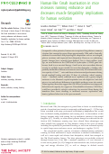 Cover page: Human-like Cmah inactivation in mice increases running endurance and decreases muscle fatigability: implications for human evolution