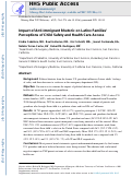 Cover page: Impact of Anti-Immigrant Rhetoric on Latinx Families' Perceptions of Child Safety and Health Care Access