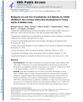 Cover page: Marijuana use and risk of prediabetes and diabetes by middle adulthood: the Coronary Artery Risk Development in Young Adults (CARDIA) study