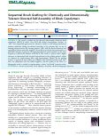 Cover page: Sequential Brush Grafting for Chemically and Dimensionally Tolerant Directed Self-Assembly of Block Copolymers