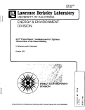 Cover page: ACT2 Project Report: Ventilation and Air Tightness Measurements of the Sunset Building